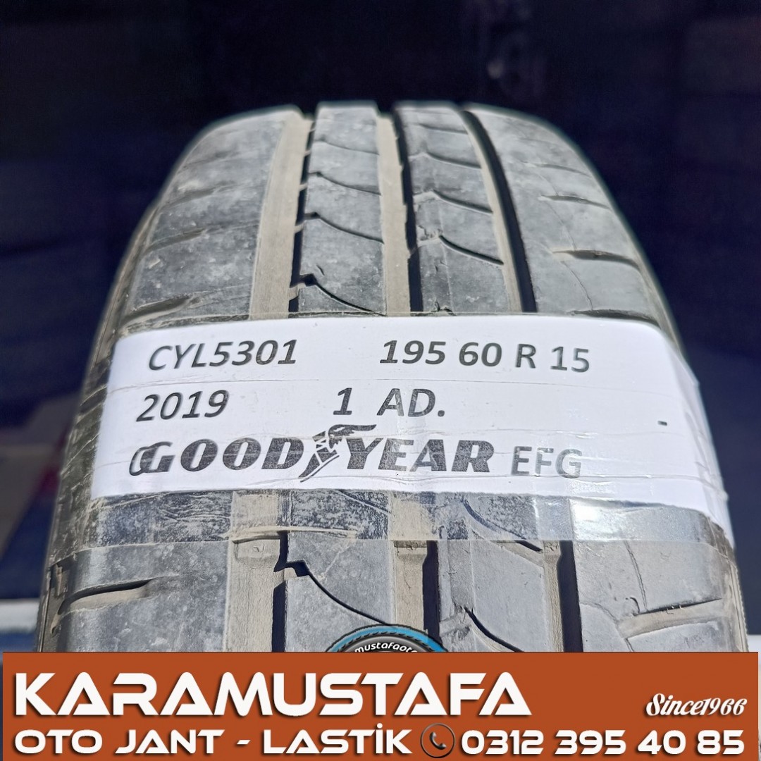 195 60 R 16 GOODYEAR EGP 89H * 2019 * 1 ADET * CYL5301 **