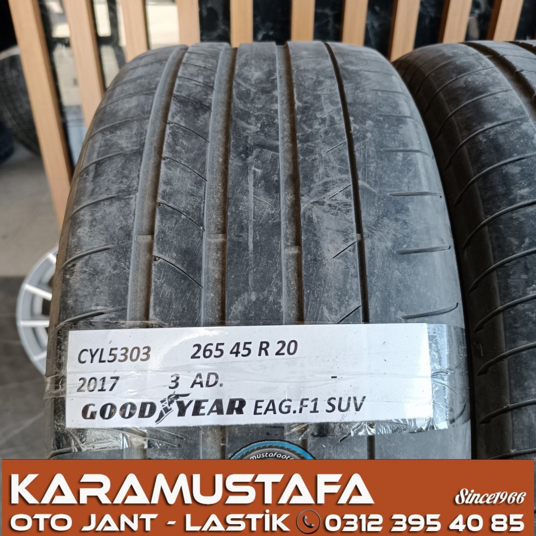 265 45 R 20 GOODYEAR EF1 SUV * 2017 * 1 ADET * CYL5303 **