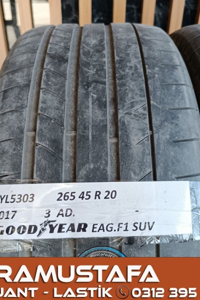 265 45 R 20 GOODYEAR EF1 SUV * 2017 * 1 ADET * CYL5303 **