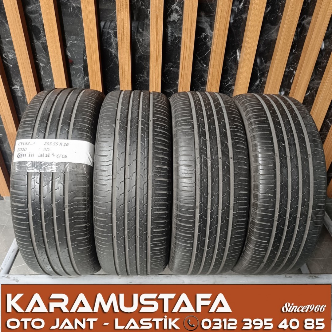 205 55 R 16 CONTINENTAL ECO6 94V * 2020 * 4 ADET * CYL5319