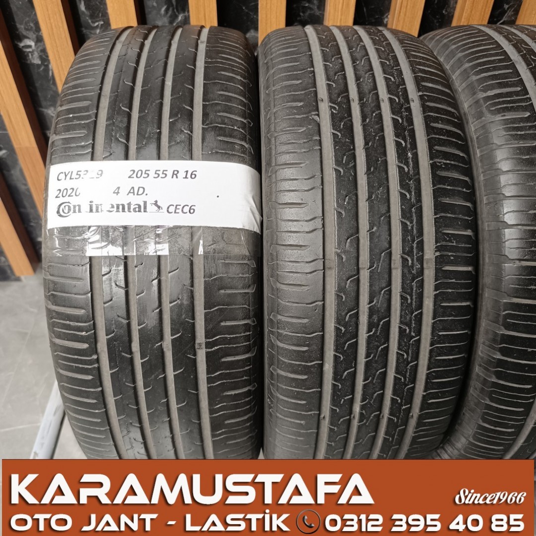 205 55 R 16 CONTINENTAL ECO6 94V * 2020 * 4 ADET * CYL5319