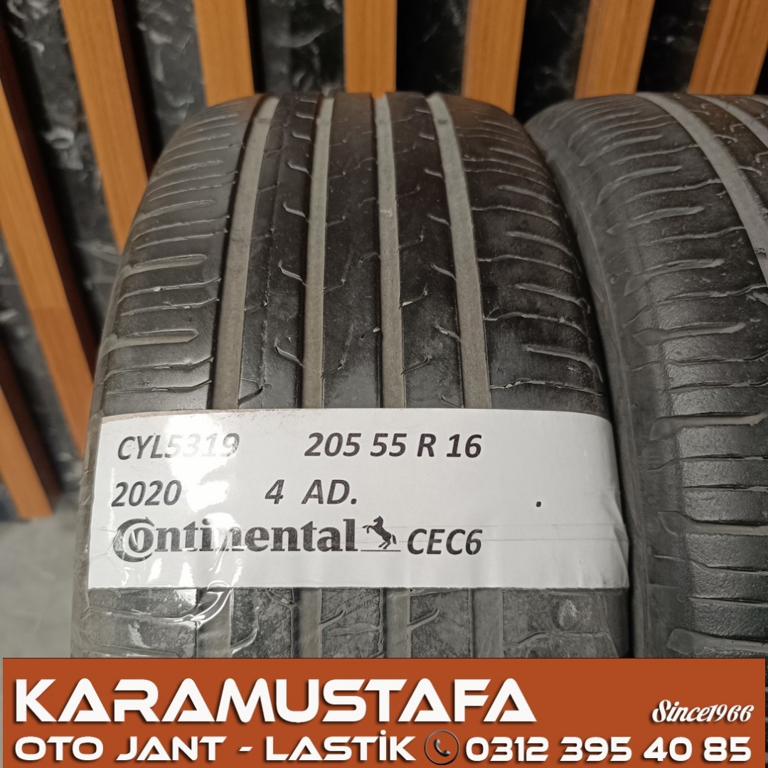 205 55 R 16 CONTINENTAL ECO6 94V * 2020 * 4 ADET * CYL5319