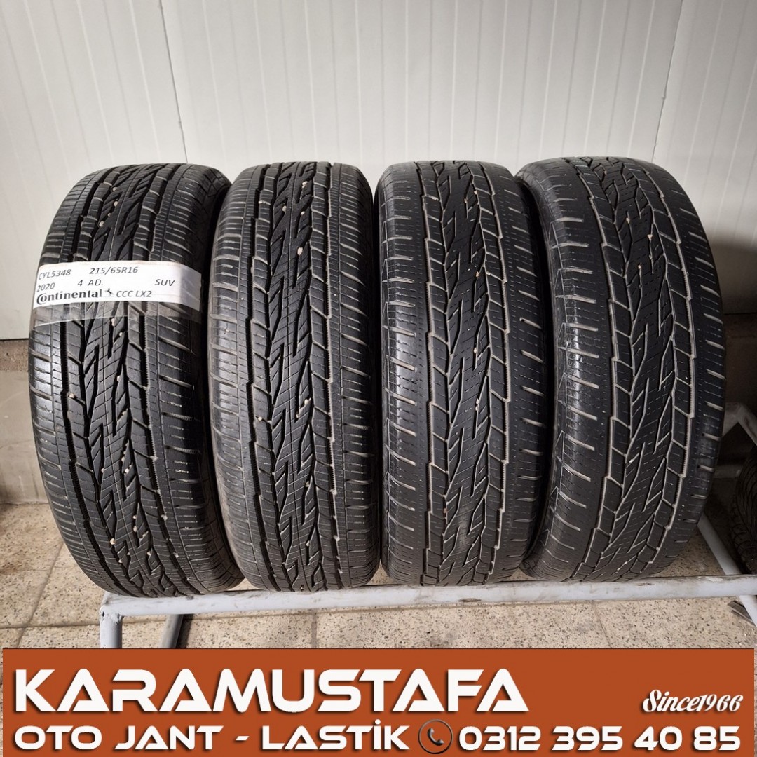 215 65 R 16 CONTINENTAL CCC LX2 102H * 2020 * 4 ADET * CYL5348