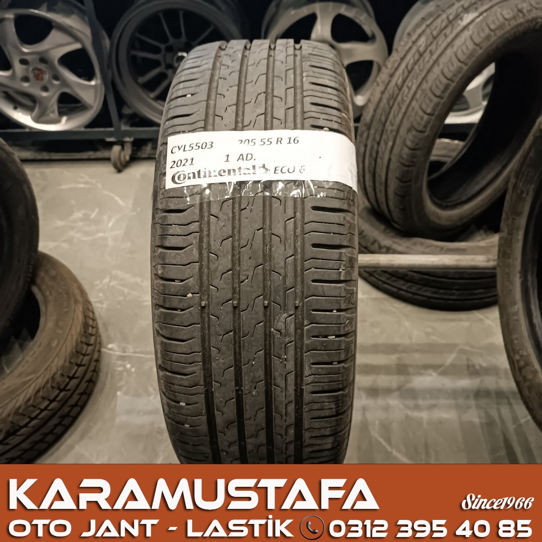 205 55 R 16 CONTINENTAL ECO6 91V * 2021* 1 ADET * CYL5503 **