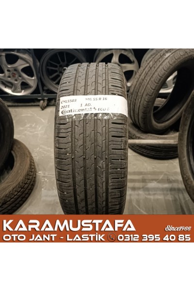 205 55 R 16 CONTINENTAL ECO6 91V * 2021* 1 ADET * CYL5503 **