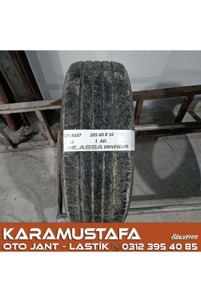 205 60 R 16 LASSA DERIVEWAYS 93H * 2018 * 1 ADET * CYL5637 **