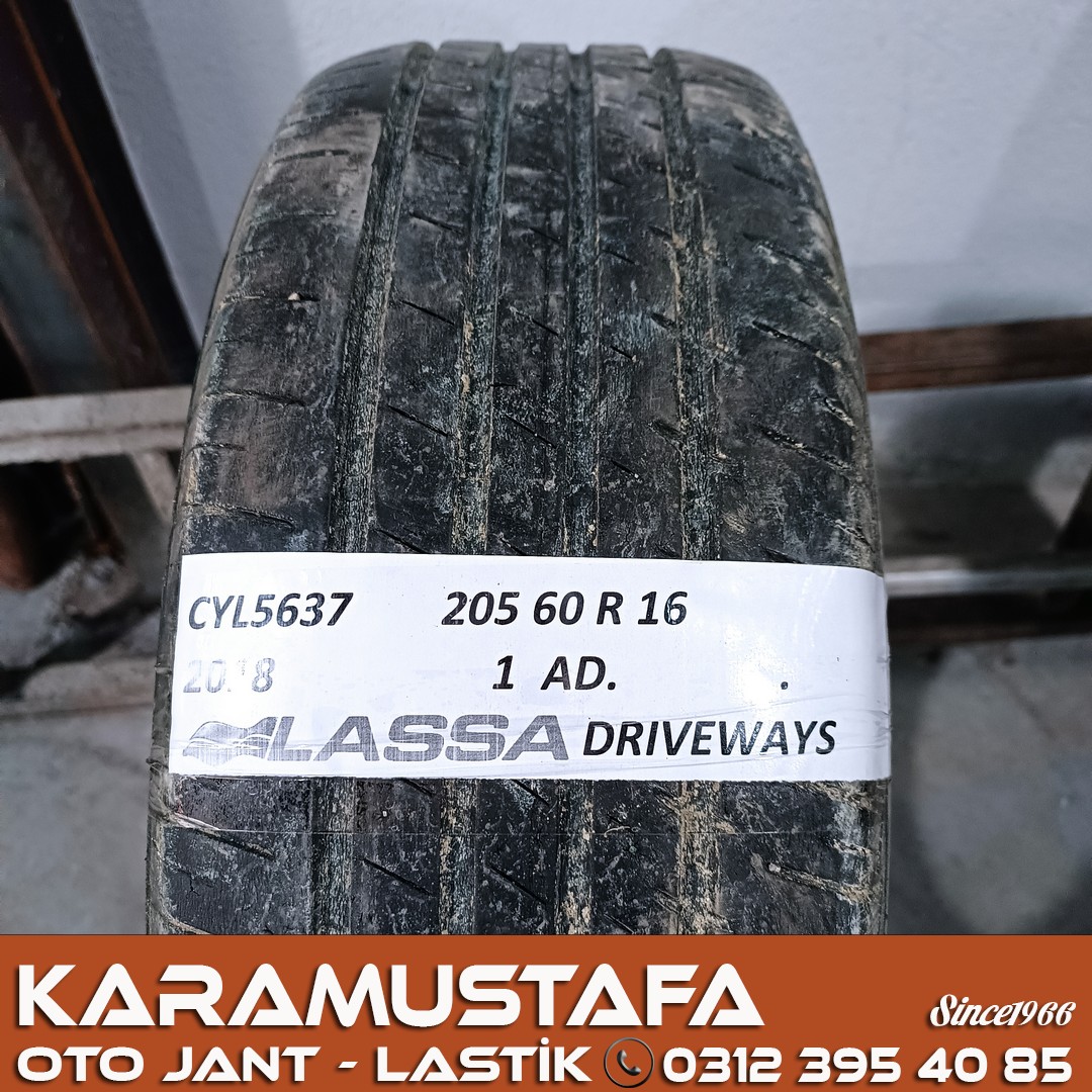 205 60 R 16 LASSA DERIVEWAYS 93H * 2018 * 1 ADET * CYL5637 **