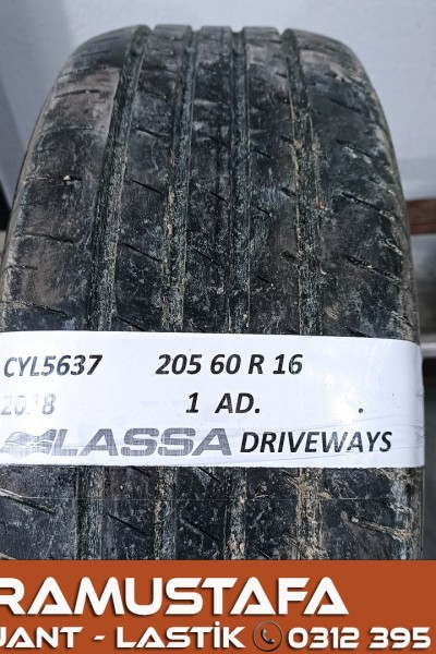 205 60 R 16 LASSA DERIVEWAYS 93H * 2018 * 1 ADET * CYL5637 **