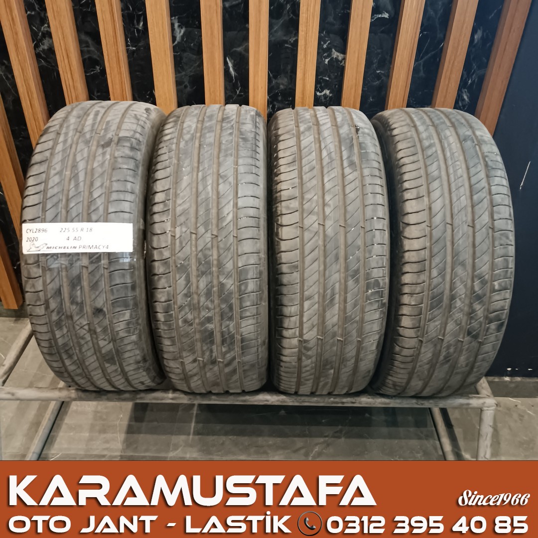 225 55 R 18 MICHELIN PRIMACY4 102W * 2020 * 4 ADET * CYL5896 **