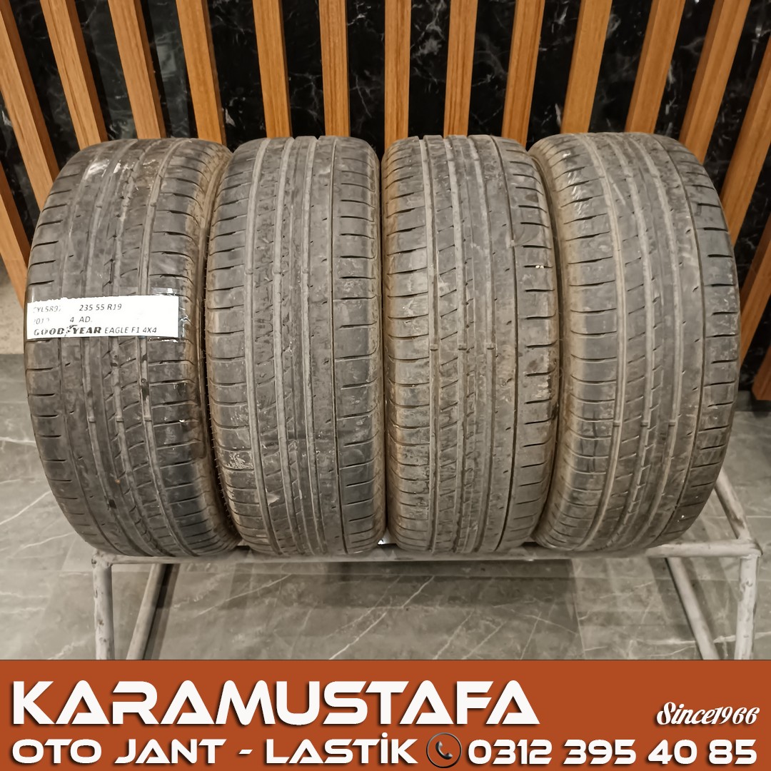 235 55 R 19 GOODYEAR EAGLE F1  4*4 102W * 2019 * 4 ADET * CYL5897 **