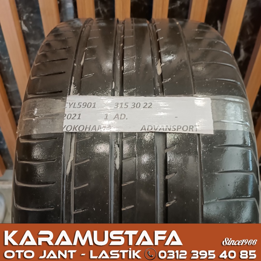 315 30 R 22 YOKOHOMA ADVANSPORT * 2021 * 1 ADET * CYL5901 **