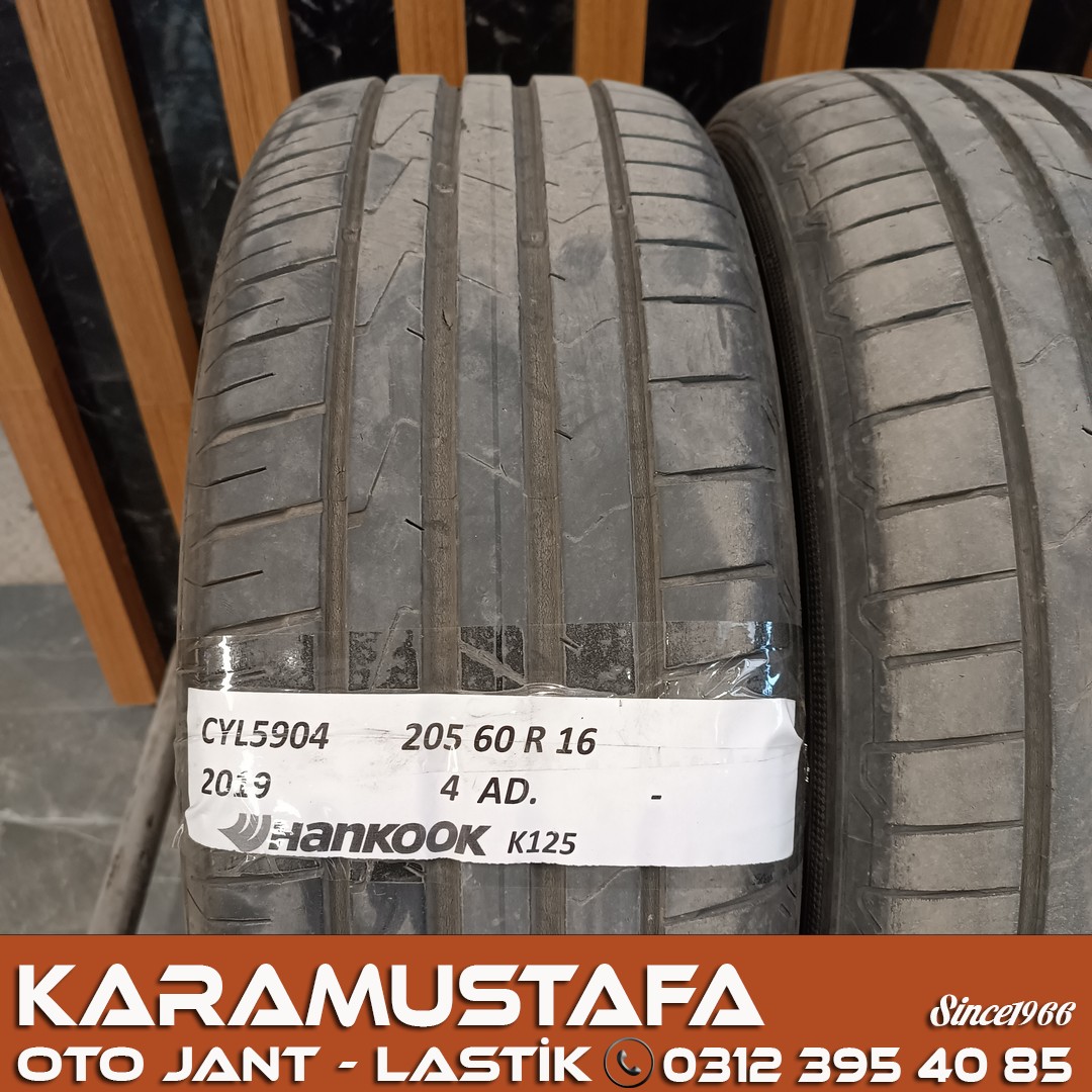 205 60 R 16 HANKOOK K125 92H * 2019 * 4 ADET * CYL5904 **