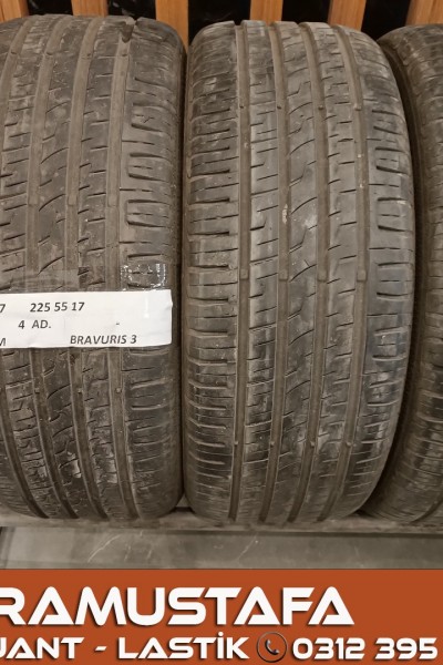225 55 R 17 BARUM BRAVIS3 101Y * 2017 * 4 ADET * CYL5907 **
