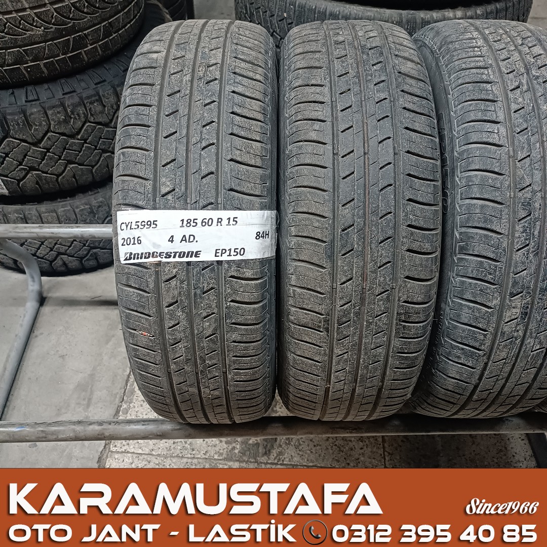 185 60 R 15 BRIDGESTONE EP150 84H * 2016 * 4 ADET * CYL5995