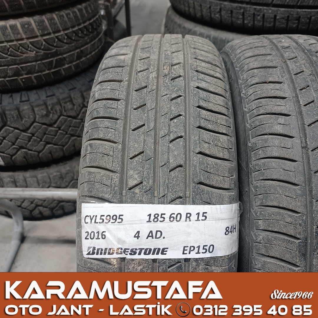 185 60 R 15 BRIDGESTONE EP150 84H * 2016 * 4 ADET * CYL5995