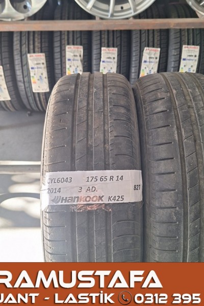175 65 R 14 HANKOOK K425 82T * 2014 * 3 ADET * CYL6043 **