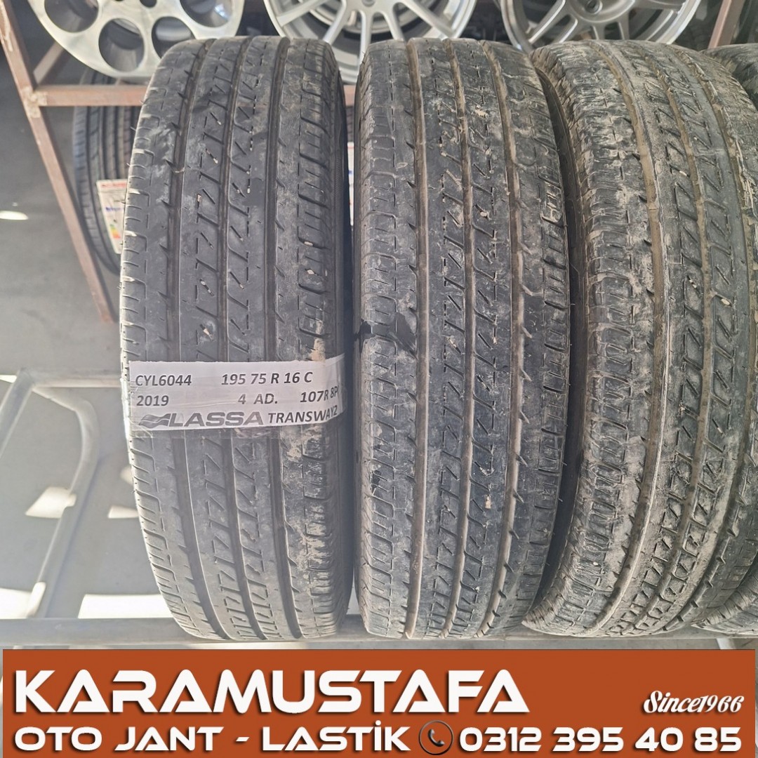 195 75 R 16 LASSA TRANSWAY2 107R * 2019 * 4 ADET * CYL6044
