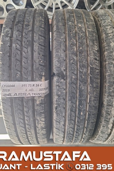 195 75 R 16 LASSA TRANSWAY2 107R * 2019 * 4 ADET * CYL6044 **