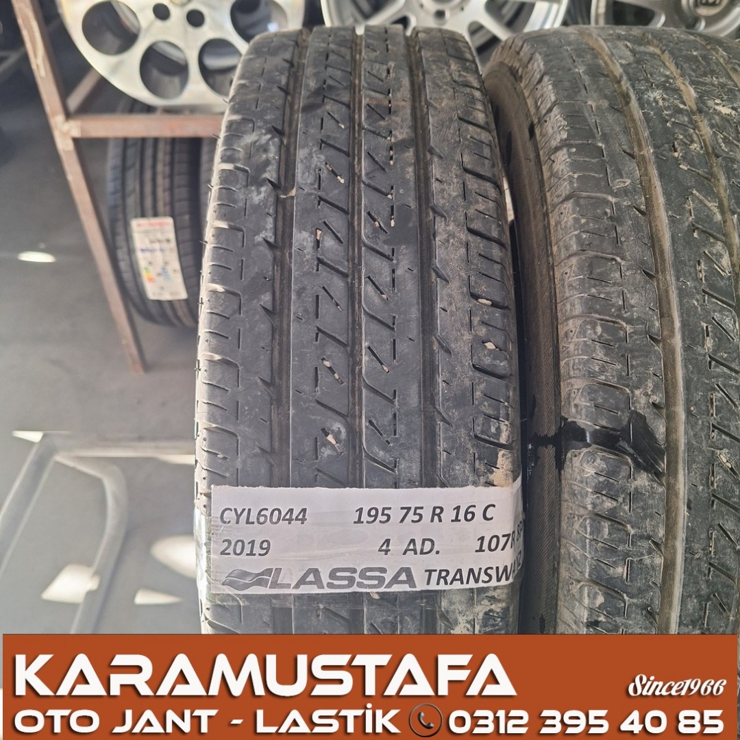 195 75 R 16 LASSA TRANSWAY2 107R * 2019 * 4 ADET * CYL6044