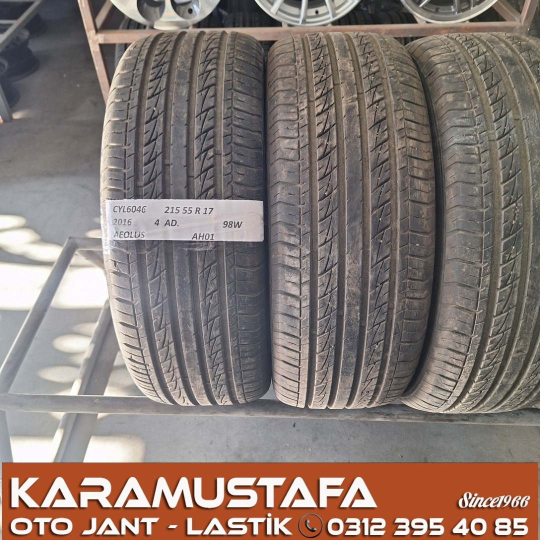 215 55 R 17 AEOULUS AH01 98W * 2016 * 4 ADET * CYL6046