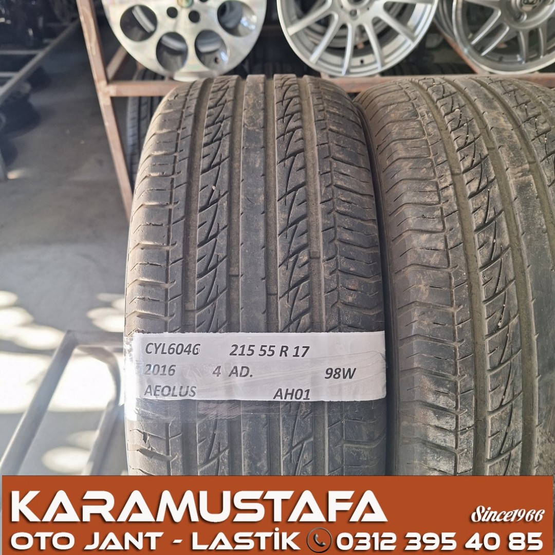 215 55 R 17 AEOULUS AH01 98W * 2016 * 4 ADET * CYL6046