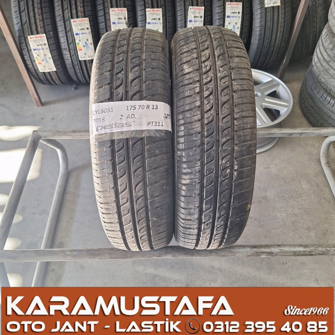 175 70 R 13 PETLAS PT311 82T * 2018 * 2 ADET * CYL6055
