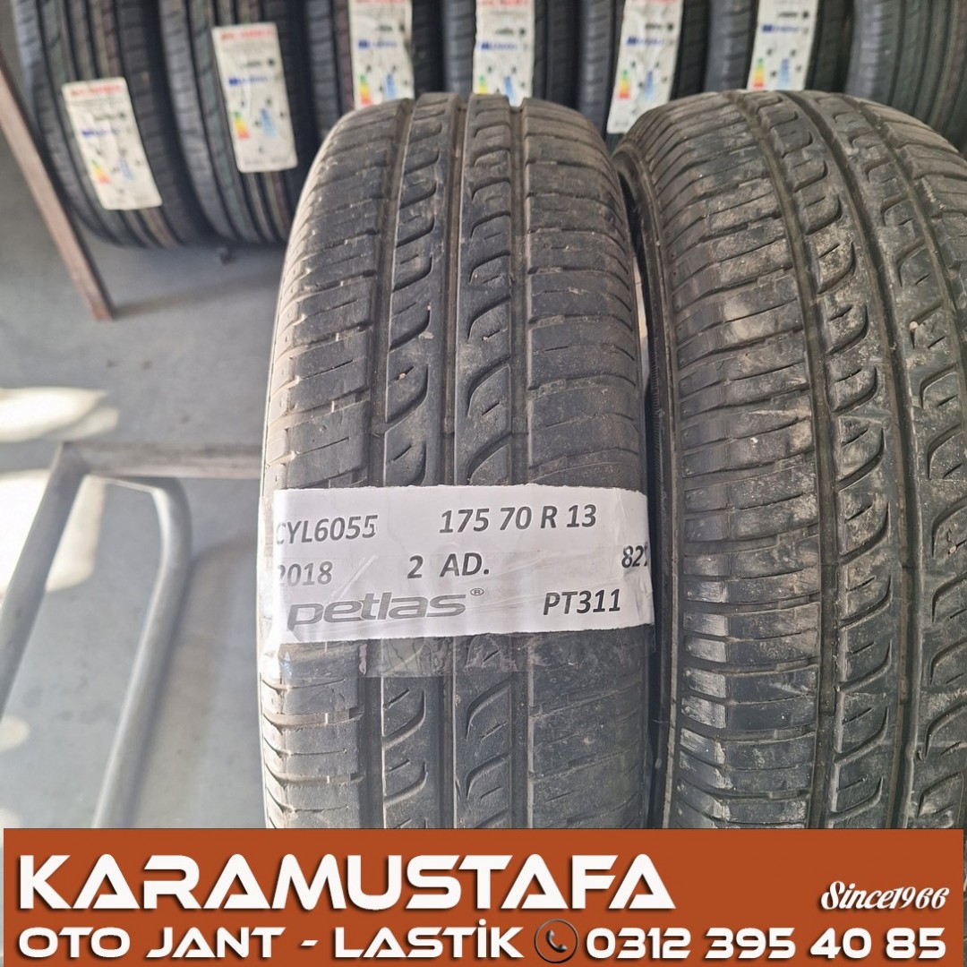 175 70 R 13 PETLAS PT311 82T * 2018 * 2 ADET * CYL6055
