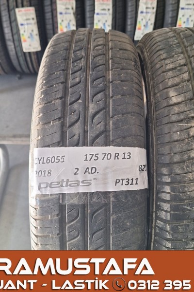 175 70 R 13 PETLAS PT311 82T * 2018 * 2 ADET * CYL6055 **