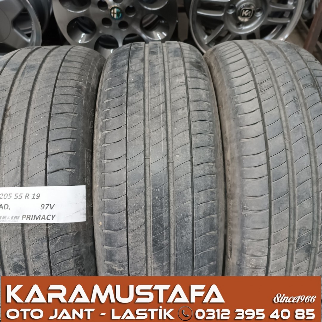 205 55 R 19 MICHELIN PRIMACY 97V * 2017 * 3 ADET * CYL6085 **
