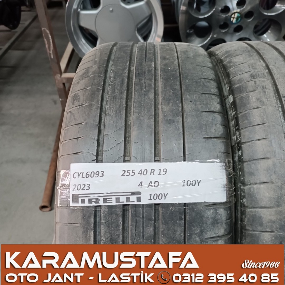 255 40 R 19 PIRELLI 100Y * 2023 * 4 ADET * CYL6093