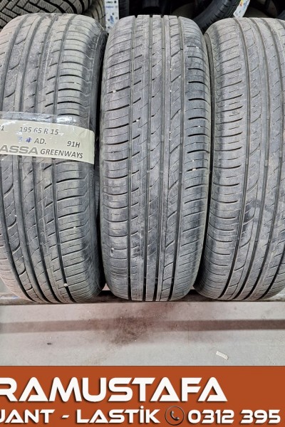 195 65 R 15 LASSA GREENWAYS 91H * 2020 * 3 ADET * CYL6121