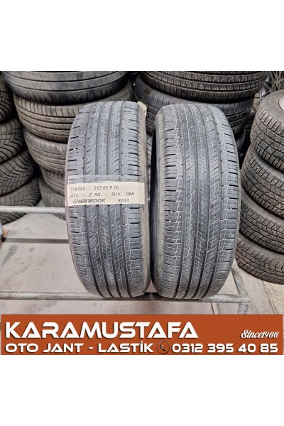 215 65 R 16 HANKOOK RA33 89H * 2021 * 2 ADET * CYL6123