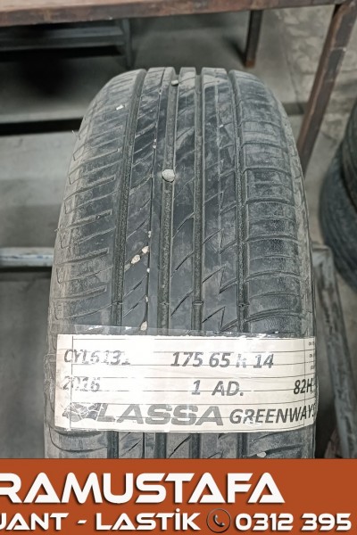 175 65 R 14 LASSA GREENWAYS 82H * 2016 * 1 ADET * CYL6131