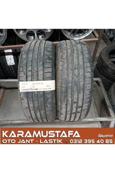 205 55 R 16 GOODEYAR EFGP 91V * 2018 * 2 ADET * CYL6133