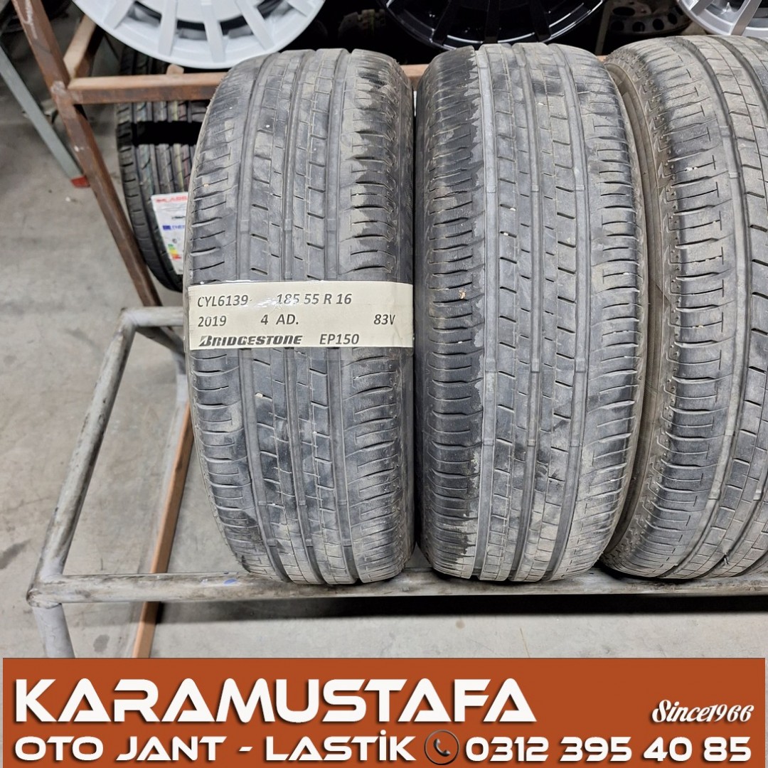 185 55 R 16 BRIDGESTONE EP150 83V * 2019 * 4 ADET * CYL6139