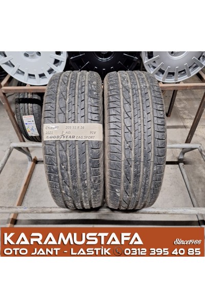 205 55 R 16 GOODYEAR EASP 91V * 2021 * 2 ADET * CYL6140