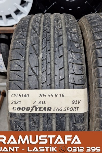 205 55 R 16 GOODYEAR EASP 91V * 2021 * 2 ADET * CYL6140