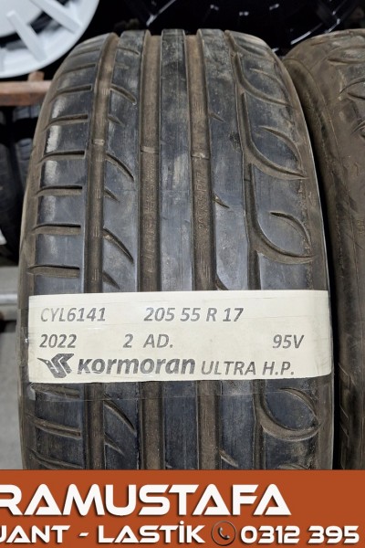 205 55 R 17 KORMORAN UHP 95V * 2022 * 2 ADET * CYL6141