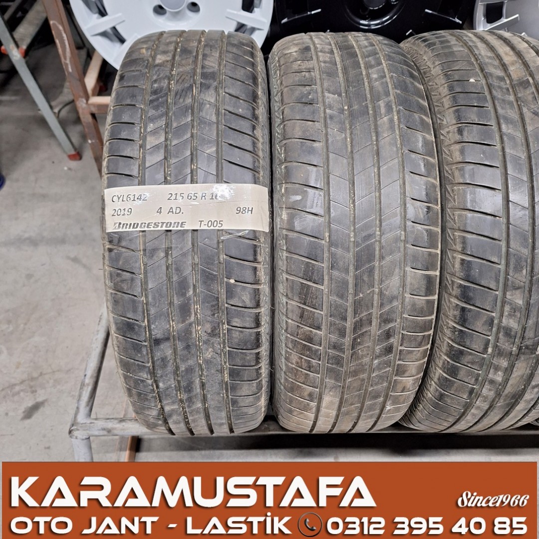 215 65 R 16 BRIDGESTONE T005 98H * 2022 * 4 ADET * CYL6142