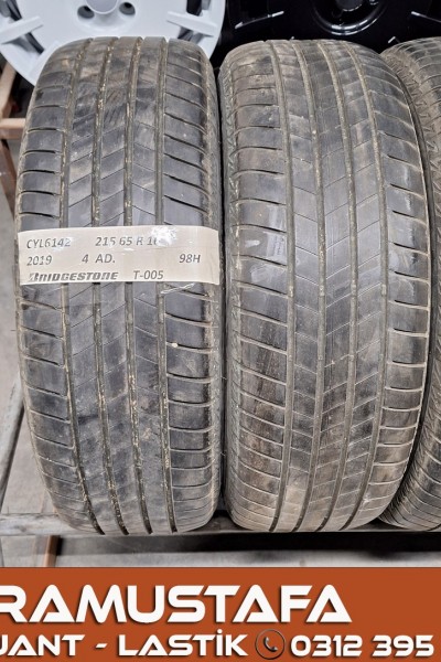 215 65 R 16 BRIDGESTONE T005 98H * 2022 * 4 ADET * CYL6142