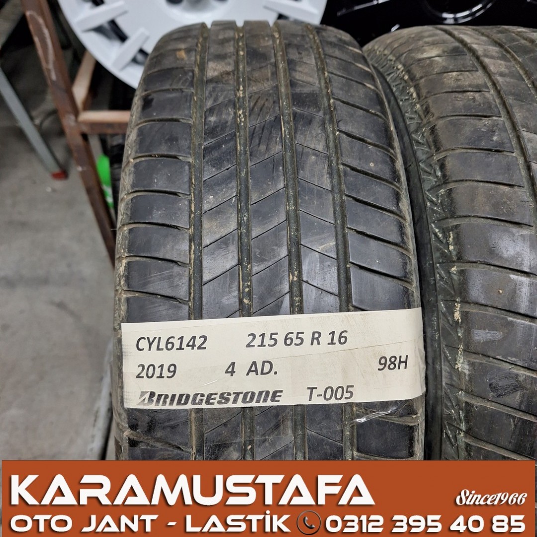 215 65 R 16 BRIDGESTONE T005 98H * 2022 * 4 ADET * CYL6142