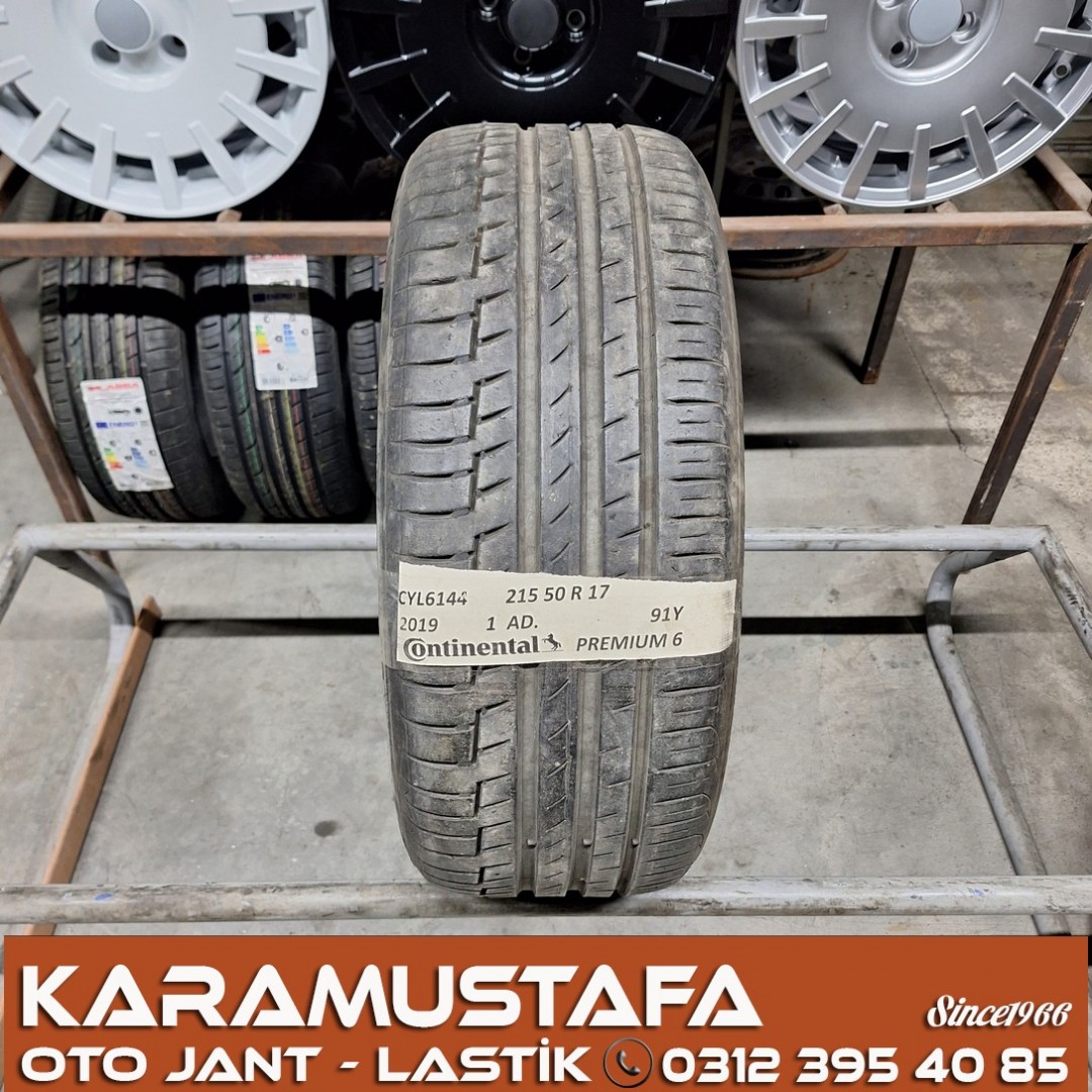 215 50 R 17 CONTINENTAL CPC6 91Y * 2019 * 1 ADET * CYL6144