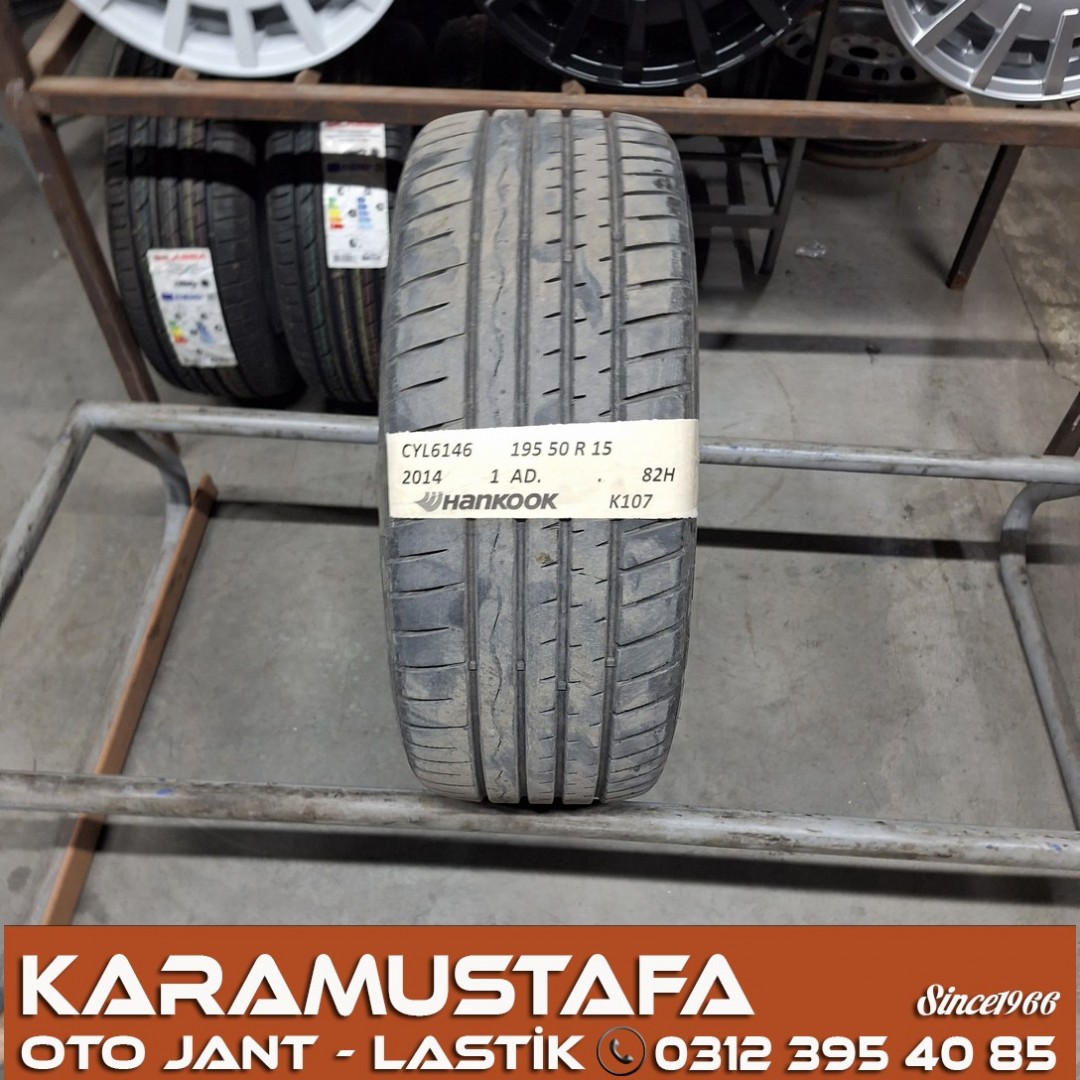 195 50 R 15 HANKOOK K107 82H * 2014 * 1 ADET * CYL6146