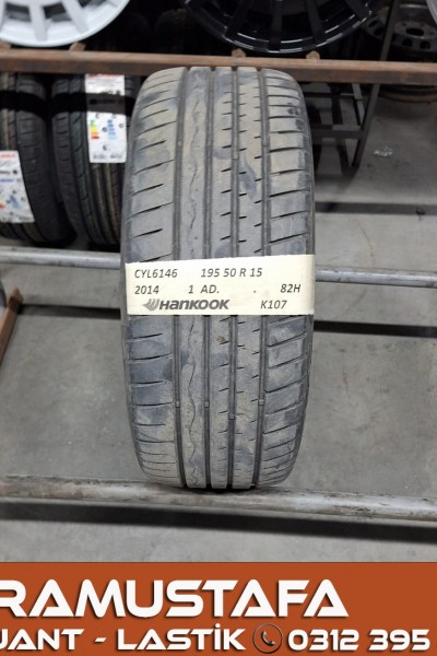 195 50 R 15 HANKOOK K107 82H * 2014 * 1 ADET * CYL6146