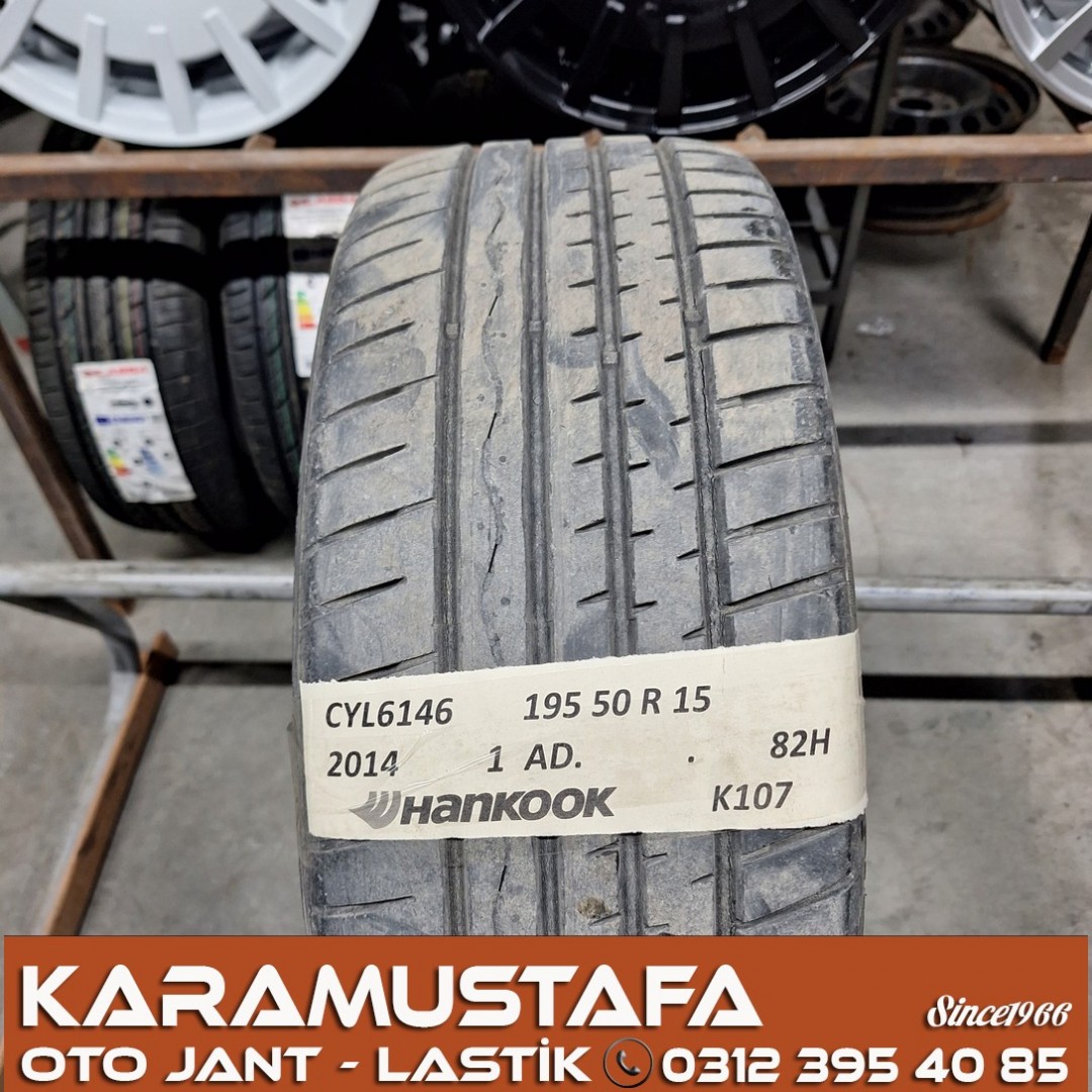 195 50 R 15 HANKOOK K107 82H * 2014 * 1 ADET * CYL6146