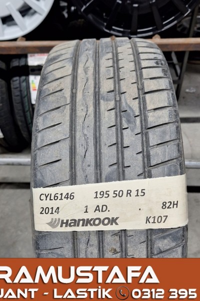 195 50 R 15 HANKOOK K107 82H * 2014 * 1 ADET * CYL6146
