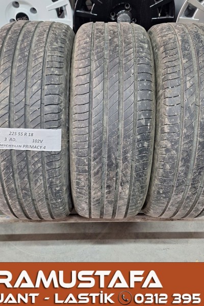 225 55 R 18 MICHELIN PRIMACY4 102V * 3 ADET * CYL6159
