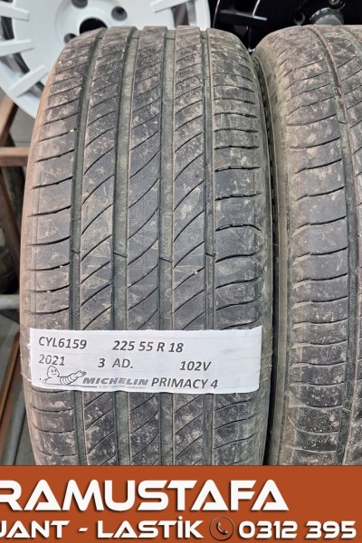225 55 R 18 MICHELIN PRIMACY4 102V * 3 ADET * CYL6159