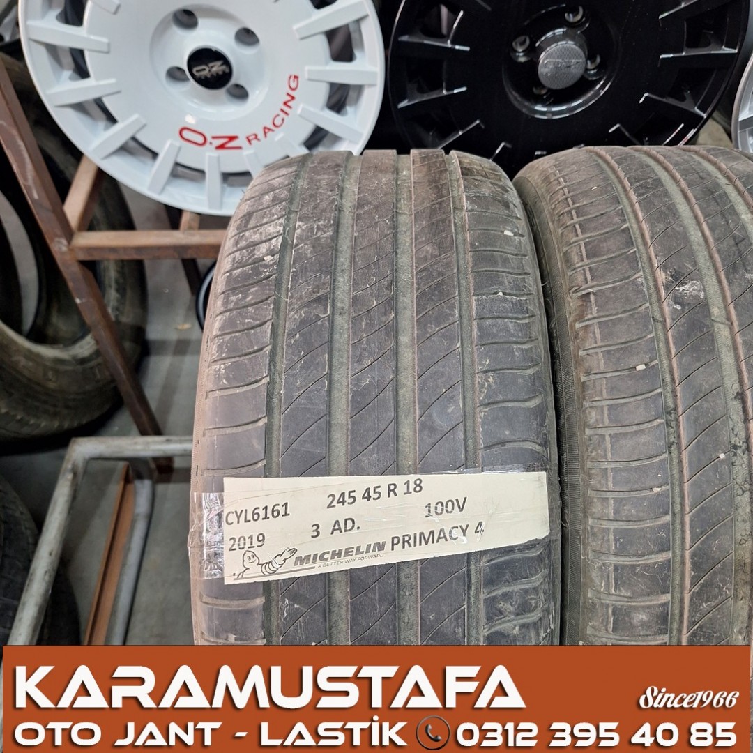 245 45 R 18 MICHELIN PRIMACY4 100V * 2019 * 3 ADET * CYL6161