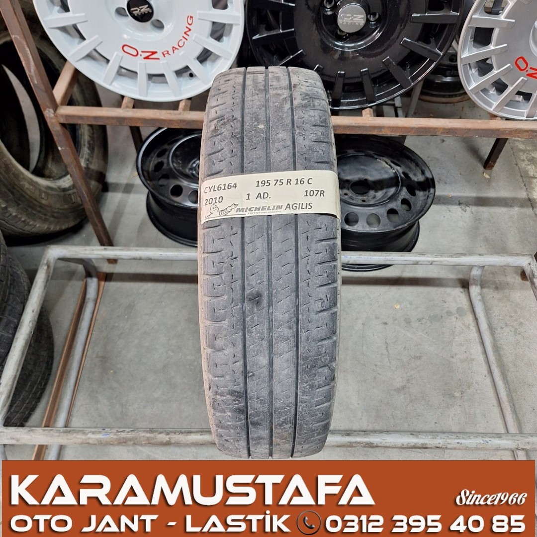 195 75 R 16 MICHELIN AGILIS 107R * 2010 * 1 ADET * CYL6164